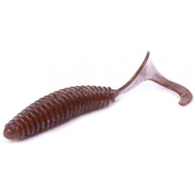 Силиконовая приманка Lucky John Pro Series ULTRAWORM Curly 3" цвет S19 (7шт)