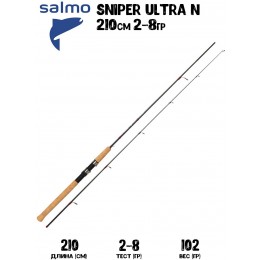 Спиннинг Salmo Sniper ULTRA N 08 210см 2-8гр Medium Fast