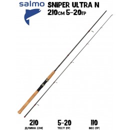 Спиннинг Salmo Sniper ULTRA N 20 210см 5-20гр Fast