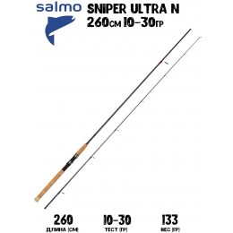 Спиннинг Salmo Sniper ULTRA N 30 260см 10-30гр Fast