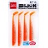 Силиконовая приманка LUCKY JOHN 3D Series SLICK SHAD PADDLE 4.5" цвет PG32 (4шт)