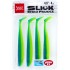 Силиконовая приманка LUCKY JOHN 3D Series SLICK SHAD PADDLE 4.5" цвет T57 (4шт)
