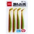 Силиконовая приманка LUCKY JOHN 3D Series SLICK SHAD PADDLE 4.5" цвет Z15 (4шт)