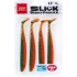 Силиконовая приманка LUCKY JOHN 3D Series SLICK SHAD PADDLE 4.5" цвет Z16 (4шт)