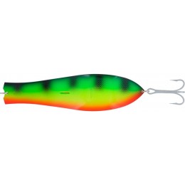 Блесна Kuusamo Professor 00 180 60гр цвет Tulitiikeri, BL/GR/Fye/FR-C, UV
