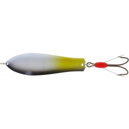Блесна Kuusamo Professor 2 90 18гр цвет Peravalotakuu, BL/S/Ye-S, UV незацепляйка