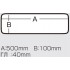 Коробка Meiho Long Case 500 Clear 513х109х44мм