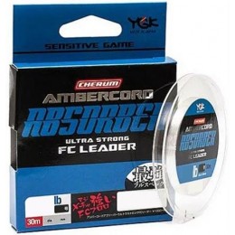 Флюорокарбон YGK Ambercord Absober Ultra Strong FC Leader 30m #0.4 0,104мм