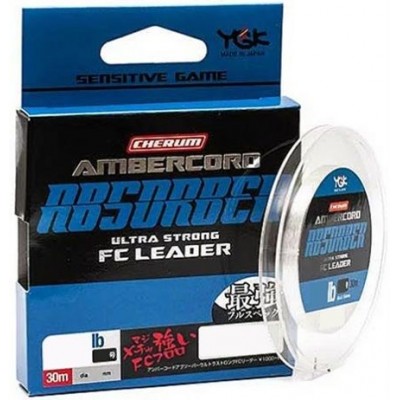 Флюорокарбон YGK Ambercord Absober Ultra Strong FC Leader 30m #0.8 0,148мм