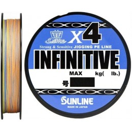 Плетенка Sunline Infinitive X4 200м Multicolor #1 0,165мм