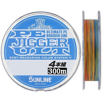 Плетенка Sunline PE Jigger ULT X4 300м #1.0 0,165мм
