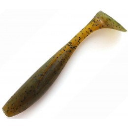 Силиконовая приманка FishUp Wizzle Shad 1.4" (10шт) цвет 074 - Green Pumpkin Seed