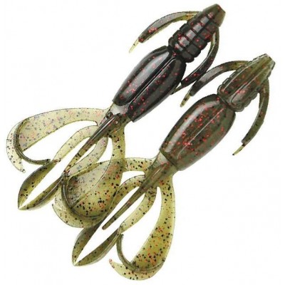 Силиконовая приманка Keitech Crazy Flapper 2.4" цвет 208T Watermelon PP. Red (10шт)