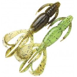 Силиконовая приманка Keitech Crazy Flapper 2.0" цвет 401T Green Pumpkin Chartreuse (8шт)