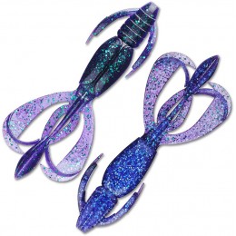 Силиконовая приманка Keitech Crazy Flapper 2.0" цвет 408T Electric June Bug (8шт)