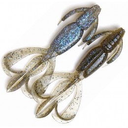 Силиконовая приманка Keitech Crazy Flapper 2.0" цвет 462T Electric Smoke Craw (8шт)