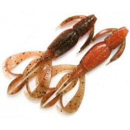 Силиконовая приманка Keitech Crazy Flapper 2.0" цвет 520T Green Pumpkin Orange Gold (8шт)