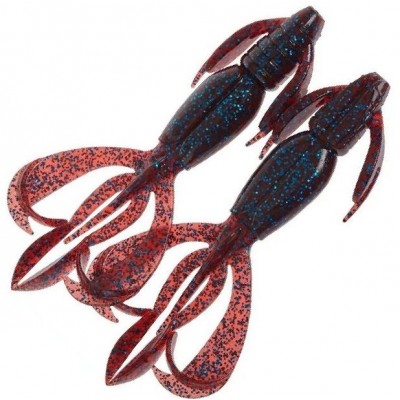 Силиконовая приманка Keitech Crazy Flapper 2.4" цвет EA03S Grape (10шт)