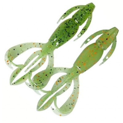 Силиконовая приманка Keitech Crazy Flapper 2.4" цвет EA05T Hot Fire Tiger (10шт)