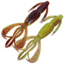 Силиконовая приманка Keitech Crazy Flapper 2.0" цвет EA15T Grape Chart Red FLK (8шт)