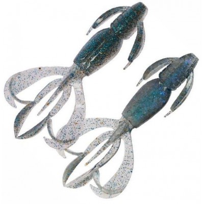 Силиконовая приманка Keitech Crazy Flapper 2.0" цвет EA22T Electric Silver Shi (8шт)