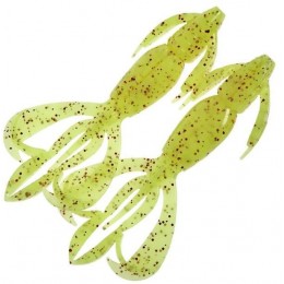 Силиконовая приманка Keitech Crazy Flapper 2.0" цвет PAL01 Chartreuse Red FLK (8шт)