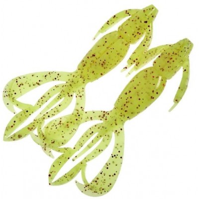 Силиконовая приманка Keitech Crazy Flapper 2.0" цвет PAL01 Chartreuse Red FLK (8шт)