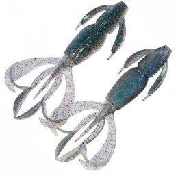 Силиконовая приманка Keitech Crazy Flapper 3.6'' цвет EA22T Electric Silver Shiner (7шт)