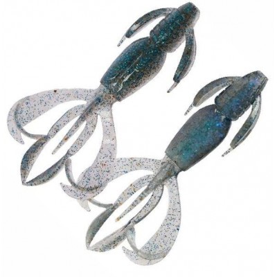 Силиконовая приманка Keitech Crazy Flapper 4.4" цвет EA22T Electric Silver Shiner (6шт)