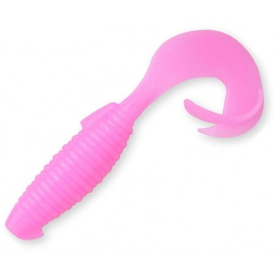 Силиконовая приманка Keitech Flapper Grub 4.0" цвет 023S Bubblegum (7шт)
