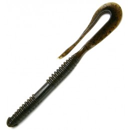 Силиконовая приманка Keitech Mad Wag Long 11'' цвет 101S Green Pumpkin PP (6шт)