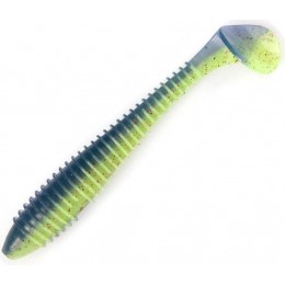 Силиконовая приманка Keitech Swing Impact FAT 3.3" цвет EA20T Violet Chart Red FLK (7шт)