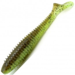 Силиконовая приманка Keitech Swing Impact FAT 3.8" цвет 401T Green Punpkin PP.Chart (6шт)