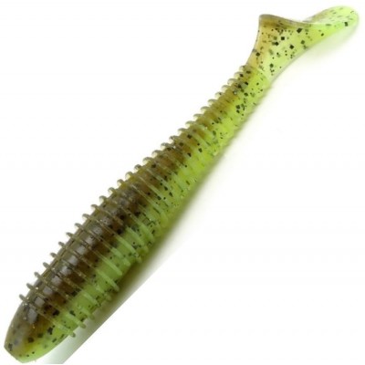 Силиконовая приманка Keitech Swing Impact FAT 4.8" цвет 401T Green Punpkin PP.Chart (5шт)