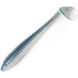 Силиконовая приманка Keitech Swing Impact FAT 4.3" цвет EA22T Electric Silver Shiner (6шт)