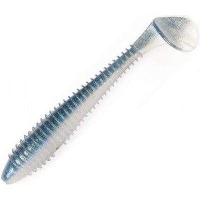 Силиконовая приманка Keitech Swing Impact FAT 4.8" цвет EA22T Electric Silver Shiner (5шт)