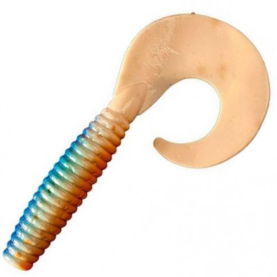 Силиконовая приманка Wake Grub 3.5" цвет RUSTY BLUE 353 (10шт)