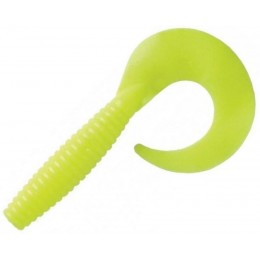 Силиконовая приманка Wake Grub 5.5" цвет NEON GREEN 045 (5шт)