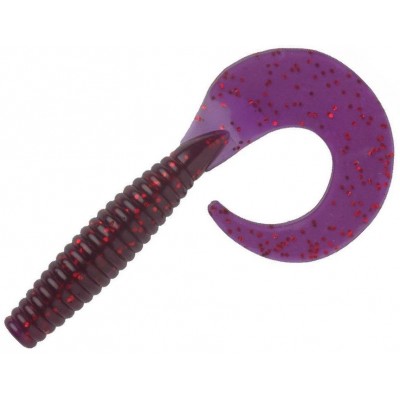 Силиконовая приманка Wake Grub 5.5" цвет PURPLE 086 (5шт)