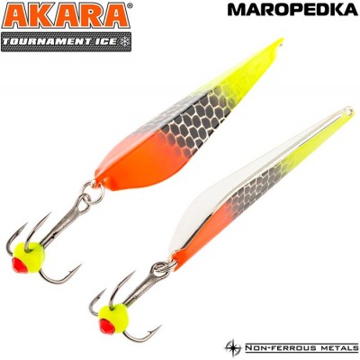 Блесна Akara Tournament Ice Maropedka 100 18 гр цвет 29/Sil Блесна Akara Tournament Ice Maropedka 100 18 гр цвет 29/Sil