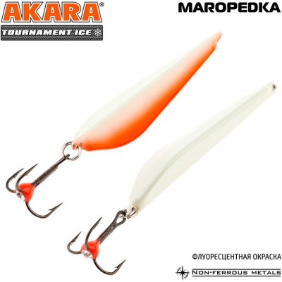Блесна Akara Tournament Ice Maropedka 100 18 гр цвет 32P фосфорн Блесна Akara Tournament Ice Maropedka 100 18 гр цвет 32P фосфорн