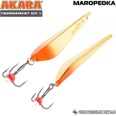Блесна Akara Tournament Ice Maropedka 100 18 гр цвет 3/Go Блесна Akara Tournament Ice Maropedka 100 18 гр цвет 3/Go