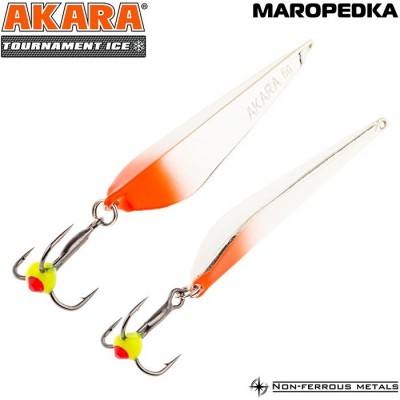 Блесна Akara Tournament Ice Maropedka 100 18 гр цвет 3/Sil