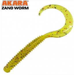 Силиконовая приманка Akara Zand Worm 3,5" цвет K002 (5шт.)