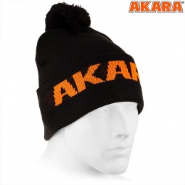 Шапка Akara Sport Winter Pompon Black 2 размер 54-63 Шапка Akara Sport Winter Pompon Black 2 размер 54-63