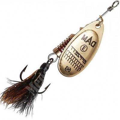 Блесна DAM FZ Standard Dressed Spinner #1 3гр S цвет Gold