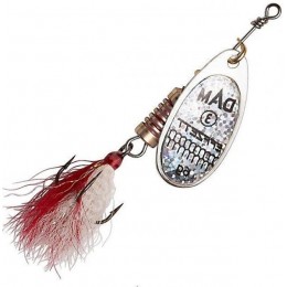 Блесна DAM FZ Standard Dressed Spinner #1 3гр S цвет Reflex Silver