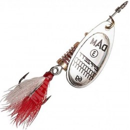Блесна DAM FZ Standard Dressed Spinner #1 3гр S цвет Silver