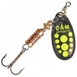 Блесна DAM FZ Standard Spinner #1 3гр S цвет Black Yellow Блесна DAM FZ Standard Spinner #1 3гр S цвет Black Yellow
