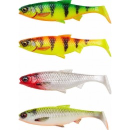 Силиконовая приманка Savage Gear 3D River Roach 4,7" цвет Dark Water Mix (4шт)